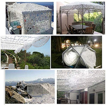 Rete Mimetica Militare Camouflage Ombreggiante Rete per protezione solare per giardino, rete mimetica Tende da sole bianche da rete Tende a prova di fuoco / fiamme Tende Rete da camuffamento, per cope
