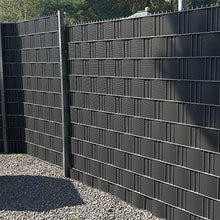 Froadp 65m Antracite PVC Schermi Divisori e Protettivi Pellicola 19cm Opache Strisce Privacy con 30 Clips Antivento Doppia Recinzione Impermeabile Schermo per Giardino Balcone