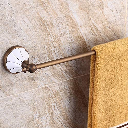 MBYW Portasciugamani Moderno Minimalista Portasciugamani Elegante per Il Bagno di Moda Asciugamano Antico da Bagno con portasciugamani e portasciugamani in Ottone Anticato