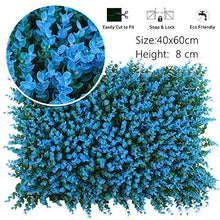 EXCLVEA Decorazione Schermo Foglia Finta all'aperto Artificiale bosso Pannelli Hedges recinto Privacy Vetro di Protezione UV Giardino Decorativo Wedding Ufficio Superficie 12 Pezzi