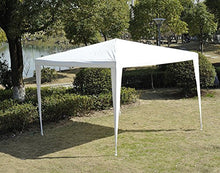 Outsunny-Gazebo da Giardino Tenda da Esterno Impermeabile Struttura in Acciaio 3x3m Bianco