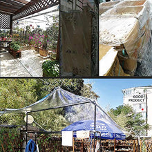 Telone Impermeabile Trasparente, Telone Impermeabile Per Esterno, Multiuso Telo Di Protezione Carport Telo Gazebo Da Giardino, Panno Impermeabile Per Esterni, Spessore 0,5 Mm(1.6 * 4m(5.3 * 13.1ft))