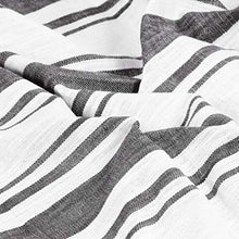 vidaXL 2X Tende a Righe con Anelli Classici Eleganti Moderne Tendaggi Casa Rivestimento Finestre Privacy in Metallo e Cotone 140x225cm Antracite