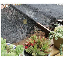 YTQ 38% Tessuto Ombreggiante Passacavo per Fascia Perimetrale Leggero E Traspirante Adatto per Piante Recinzione da Giardino Vela Ombreggiante per Esterni Riduci UV Nero(Size:5m x 8m)