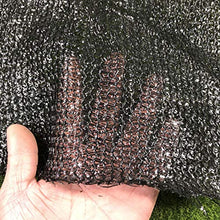 YTQ 38% Tessuto Ombreggiante Passacavo per Fascia Perimetrale Leggero E Traspirante Adatto per Piante Recinzione da Giardino Vela Ombreggiante per Esterni Riduci UV Nero(Size:5m x 8m)