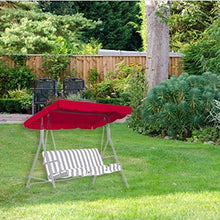 heresell Dondolo di ricambio per dondolo da giardino a 3 posti, impermeabile, copertura per panca a dondolo a 3 posti, giardino, per esterni, patio Yard Seat, 249 x 185 x 18 cm