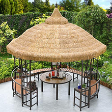 HLZY Gazebo da Giardino Gazebo for Patios con scrivania, Backyard Gazebo del baldacchino Esterna Padiglione Garden Courtyard Canopy, for Patio Giardino Bar a Bordo Tettoia da Esterno