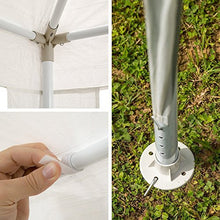 GAZEBO MT 3 X 2 COLORE BIANCO TELAIO IN METALLO TELO IMPERMEABILE