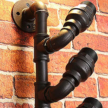 MoDi Wine Rack Retro Style Industriale Tubo di Acqua a Parete Vino Rack (H84CM)
