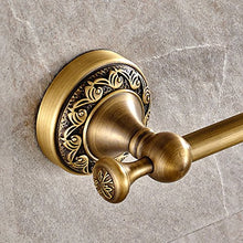 Weare Home Ottone Portasciugamano Bronzo Antico Montato Accessori Bagno in Ottone Retro Attrezzo Antiquato Asciugamano Ripiano Asciugamano