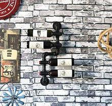 DJSMjbj Wine Rack Display Stand Wall Hanging Holder Ferro Tazza del Vino di stoccaggio Rack - Arredamento Vintage Ripiani