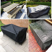 Copertura della Mobilia da Giardino 200 x 160 x 70 cm, GreenEur Copertura Impermeabile Giardino Telo Antipolvere per Arredo Esterno, Copertura Tavolo da Giardino, in PVC, per Divano,Tavolo, Sedie