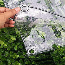 LXHONG Teloni Resistenti in PVC, Telone Trasparente Impermeabile con Occhielli ， Panno Ombra del Giardino per Coperture per Piante Terrazza, Personalizzabile (Color : Chiaro, Size : 2x3m)