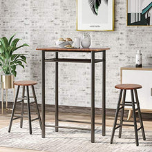 Set Tavolo Bar Bancone sgabelli Mobile Bar Tavolo Da Bar Set Da Cucina Cucina Pranzo Colazione Sedie Alta Sgabelli Set Set Da 3 Pezzi Tavolo Da Bar Set Per Patio Nook Ufficio Uso Mobili Per La Casa