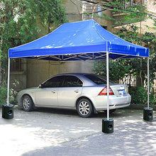 Piedi per gazebo set di 4 pesi in HDPE 22 x 22 x 25 cm possono essere riempiti con sabbia d'acqua Pesi per padiglione per la stabilizzazione di tende da giardino, tendoni