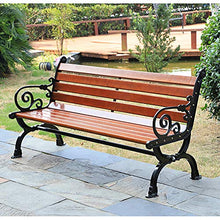 Outdoor Giardino Legno Massello Panchina Per Il Tempo Libero,anticorrosivo Di Legno In Ghisa Parco Telaio Del Banco,portico Esterno Panca Terrazza Decorativa,usato Per Giardino/prato/piazza Strada