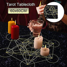 Tovaglia Di Carte Dei Tarocchi, Tovaglia Di Carte Dei Tarocchi Dell'altare Tarocchi Di Pentacoli, Tovaglie Di Carte Di Divinazione Dei Tarocchi Astrologia, Per Gli Appassionati Di Tarocchi, Psicologi