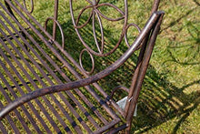 Esclusiva Panca da giardino Cielo, seduta ergonomica, Sella in un nuovo design e molto stabile in metallo