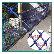 WaiMin Blue Child Safety Net - Rete for Decorazioni murali Balcone Rete antisfondamento Protezione Scale Rete Isolante for Animali Domestici Rete Merci Anti-Cat Net (Size : 2 * 8m)