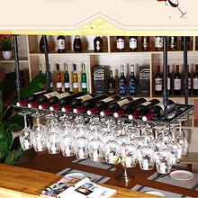 HTDZDX Wine Rack Wine Rack Europeo Bar Capovolto Wine Rack Rack Creativo Casa Alta Vino (Size : 80 * 35cm)
