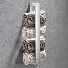 Melairy Bagno Portasciugamani 40CM Autoadesivo Per Porta Salviette in Acciaio Inossidabile Porta Asciugamano Cromo