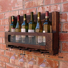 CYQ Portabottiglie portabottiglie portabottiglie in Legno massello portabottiglie portabottiglie in Vetro Alto portabottiglie Industriale retrò