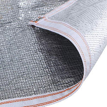 Rete ombreggiante Panno Ombreggiante per Tende da Sole per Stanze da Sole, Telo Reticolato in Alluminio 99% Riflettente - Isolamento, 150 G/M² (Size : 3x5M)