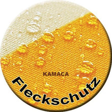 Kamaca - Cuscino per sedia da esterni, effetto loto, impermeabile e antimacchia, ideale per casa, giardino, campeggio (cuscino per sedia, 40 x 40 x 4 cm, grigio scuro)