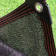 LLPEIJIE026 Rete Ombreggiante 80%,Crema Solare,Tenda Parasole Rettangolare,Resistente ai Raggi UV,Traspirante,con Occhielli,per Giardino,Terrazza,Campeggio,Patio,Nero(2x4m/6.6x13.1ft)