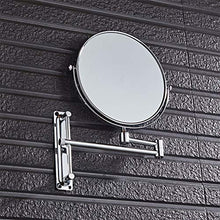 KASH Specchio da Bagno per Hotel a Parete, Specchio da Bagno Pieghevole a Doppia Faccia per Specchio da Bagno, Dimensioni: 8 Pollici