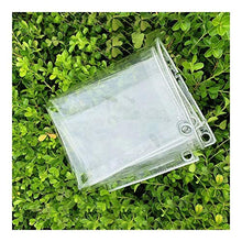 LSXIAO Telone Spesso 0,3 Mm, Plastica Trasparente Impermeabile A Prova di Polvere Morbido Facile da Piegare con Occhiello in Metallo Adatto per Mobili da Campeggio E da Giardino