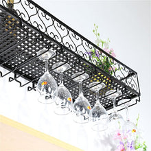 Scaffale da parete per vino Scaffale da parete Scaffale porta bottiglie da vino Hang Upside Down Cup Glasses Rack