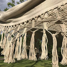 Amaca Lettino Portatile Da Giardino Con Amaca, Design A Nappa, Letto Sospeso Per Interni All'aperto