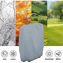 Mobili Da Giardino Copertura Della Sedia Coperture Mobili Per Esterni Di Copertura Pieghevole Seat Cover Garden Outdoor Antipolvere Impermeabile Heavy Duty Resistente Per Prato Mobilia Del Patio Grey