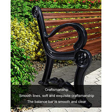 household products Panchine da Esterno, panchine in Legno plastica Fibra di Carbonio con schienali, panchine Portico mobili da Esterno, Possono ospitare 2-3 Persone