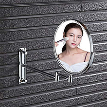 KASH Specchio da Bagno per Hotel a Parete, Specchio da Bagno Pieghevole a Doppia Faccia per Specchio da Bagno, Dimensioni: 8 Pollici