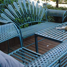 LXLH Panca da Giardino Panchina Panchina da Balcone Panchina da Esterno, Panchine Decorative per terrazza da Giardino, Sedia per Il Tempo Libero con Schienale e braccioli, può ospitare Persone /