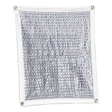 Tarps Protezione solare ombra netta alluminio netta isolamento netta foglio di finestra di sicurezza camera di sole finestra del balcone superiore davanzale giardino esterno tasso ombra esterna 75% Pu