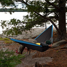 Unigear Amaca da Campeggio Portatile, 210T Singola/Doppia Paracadute in Nylon per Viaggi All'aperto Escursionismo Spiaggia del Giardino del Cortile, con Extra Maschera per Gli Occhi 320cm*200cm