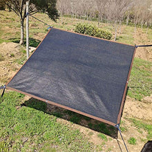 YTQ Telo Ombreggiante con Occhiello in Metallo Adatto per Pergolato Esterno Recinzione Pannello Ombreggiante, Rete di Isolamento Termico, Tasso di Ombreggiatura Nero 95%(Size:3m*3m)