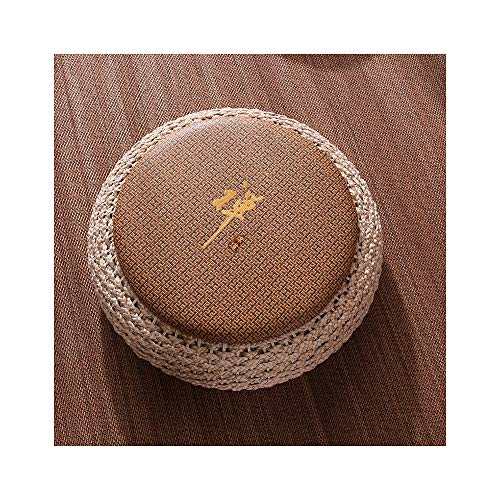 WWZL Cuscino Futon in Rattan Poggiapiedi Studio Soggiorno Cuscino Meditazione per Sala da tè in Stile Giapponese per Yoga, Bovindo, Soggiorno,40×17cm