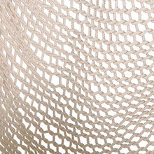 Guoyajf Maglia Amaca Sedia Swing,Sedia a Dondolo reticolato Sedia a Dondolo Sedia sospesa per Qualsiasi Spazio al Coperto o all'aperto,capacità di Peso 300 libbre, Bianco