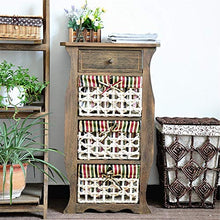 Cabinet Cassettiera Armadietto con cassettiera Robusta cassettiera in Legno con Comoda cassettiera in Stoffa Comodino Multifunzionale Camera da Letto Adatto a Soggiorno, corridoio