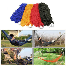 Zhouba Deep Green nylon amaca Hanging mesh Sleeping Bed Swing all' aperto campeggio viaggio, Army Green, Taglia unica