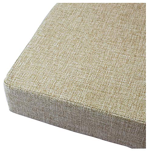 bandezid Rettangolari Cuscino per Panche 10cm Addensare Cuscino per panche Base Lungo e Comodo per sedili di panchine Giardino Balcone terrazza Varie Dimensioni-Grigio Scuro 180x30x10cm(71x12x4in)