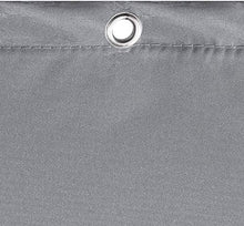 Aiyaoo Protezione della Privacy Schermo 110x1000cm Resistente alle intemperie Frangivista Telo frangivento Facile Manutenzione con Fascette e funi per Balcone Terrazzo Piscina Grigio