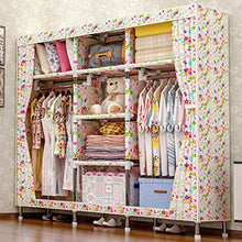 Sgualie Fold Portable Storage Cabinet camera da letto mobili armadio camera da letto,D, Federazione Russa