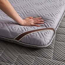 WSZGR Traspirante Stuoiaerasso Futon Divano Pieghevole Letto per Gli Ospiti Giapponese Futon Dormire Tappetino Stuoiaerasso di Ricambio,Tatami Stuoia Grigio 120x200cm/47x79inch