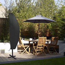 LINGKY Copertura per ombrellone, per Ombrellone Impermeabile Traspirante Copertura da 9ft a 11ft Coprire 210D Poliestere Oxford alla Protezione per Ombrellone da Giardino (262x89cm)