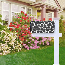 Modello vettoriale senza soluzione di continuità con pelle di giraffa progettato appositamente per cassetta delle poste, copertura per giardino e cortile, dimensioni standard 53 x 45 cm